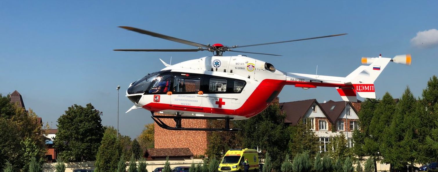 В 2020 году каждый второй вылет медицинского вертолета ЦЭМП совершался к пациенту с инфарктом или инсультом